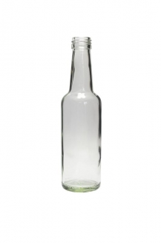 Geradhalsflasche 250ml Mündung PP28  Lieferung ohne Verschluss, bei Bedarf bitte separat bestellen!